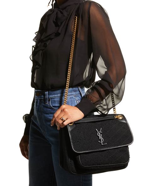 ysl tweed bag|ysl niki tote.